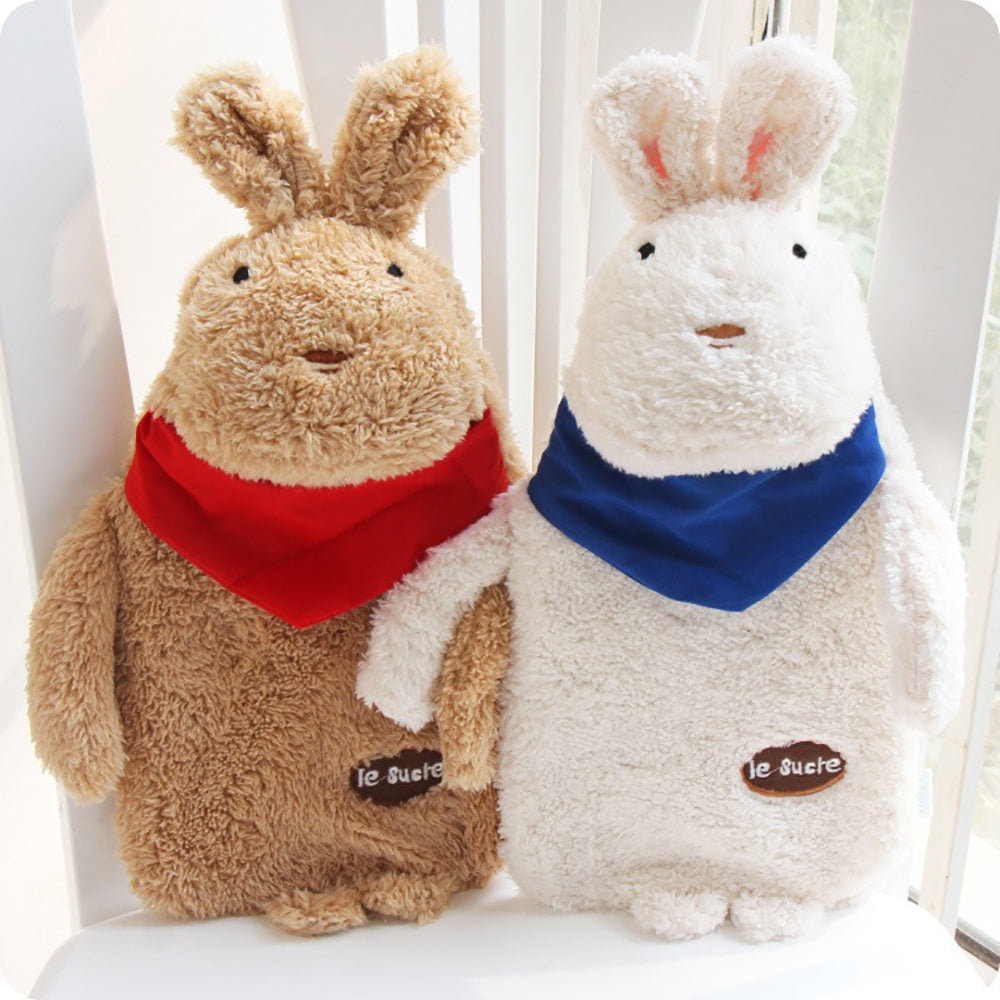 Velvet Kettle Set Cartoon Hot Water Bottle