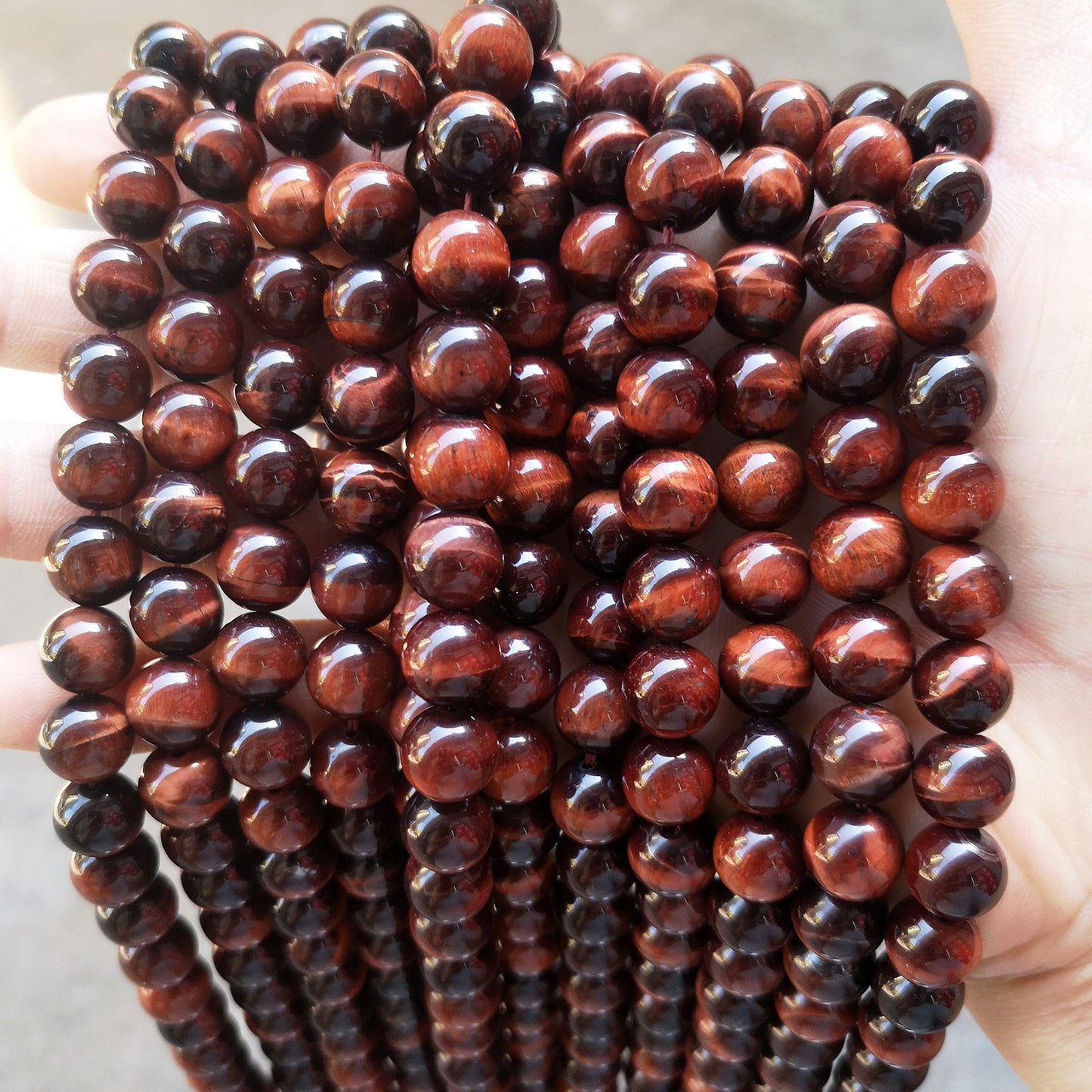 Tiger Eye Stone Loose Bead DIY Jewelry Accessories