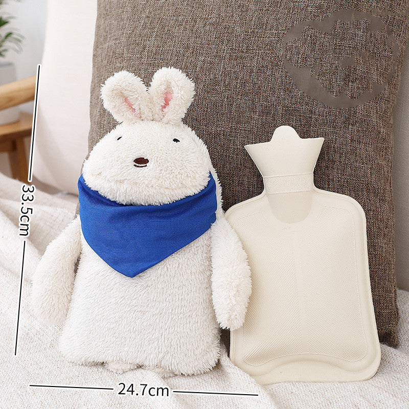 Fashionable Silicone Hot Water Bottle Filled With Cute Water