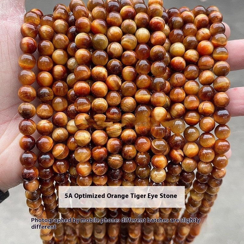 Tiger Eye Stone Loose Bead DIY Jewelry Accessories