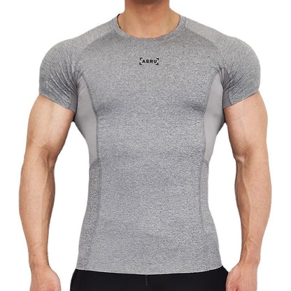 Round Neck Quick-drying Exercise Short Sleeves Tight Clothes