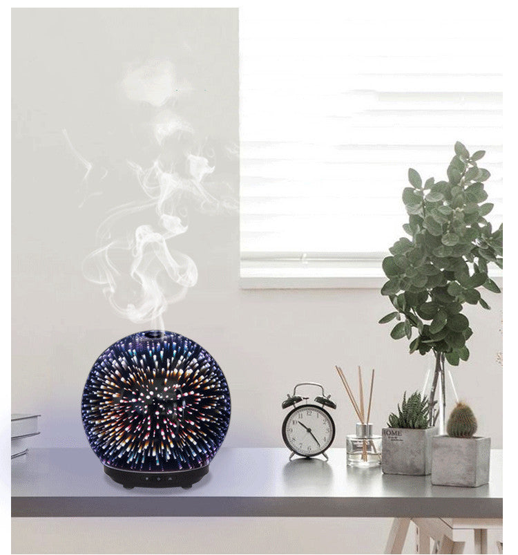 3D Glass 250ML Colorful Aroma Diffuser