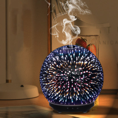 3D Glass 250ML Colorful Aroma Diffuser