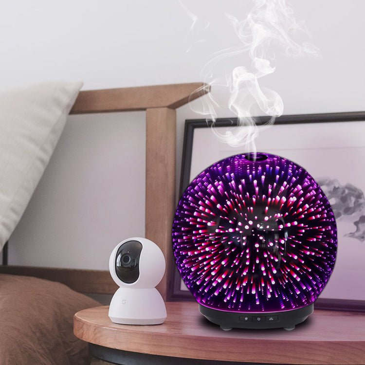 3D Glass 250ML Colorful Aroma Diffuser