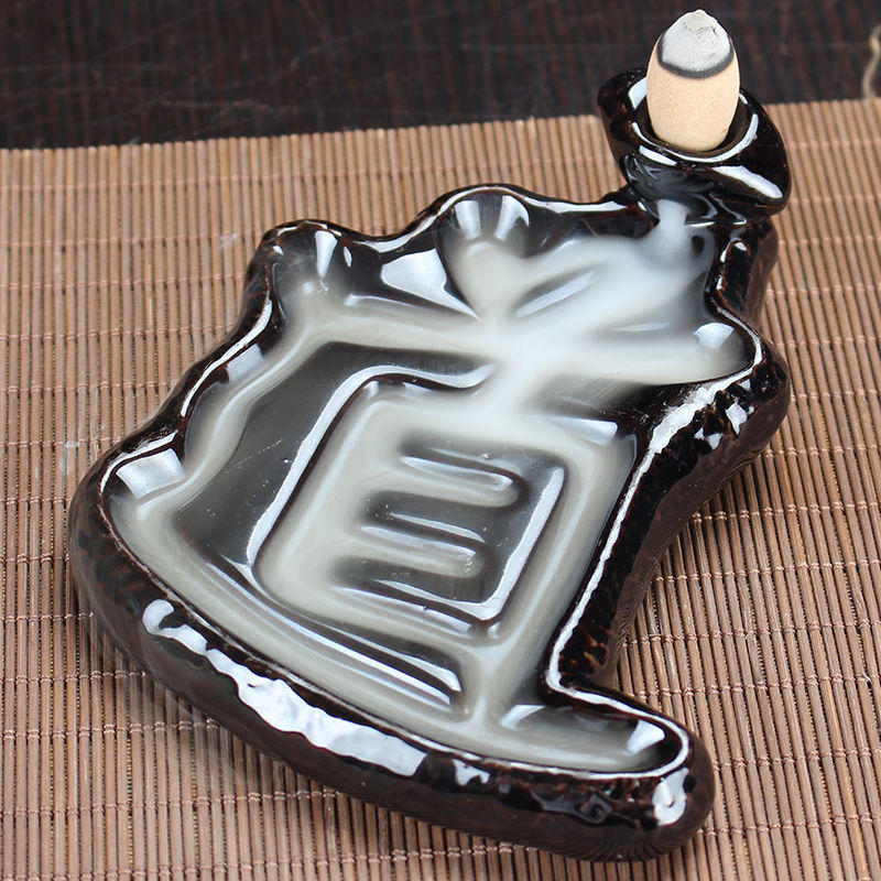 Backflow Incense Burner Ceramic Household Indoor Aroma Diffuser