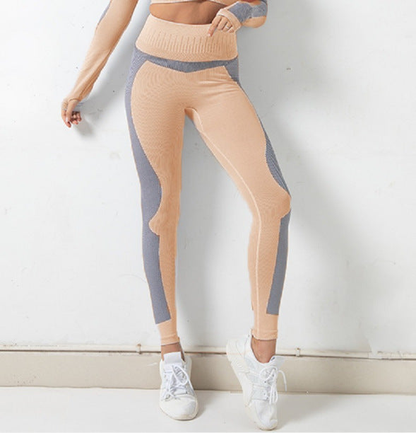 Autumn And Winter Seamless Jacket Zipper Suit Hip-Lifting Fitness Sports Yoga Wear