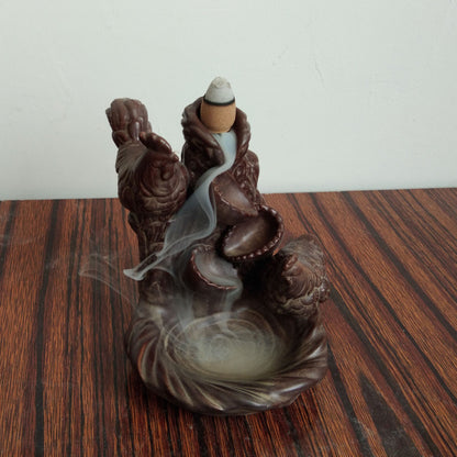 Ceramic Backflow Incense Plate Incense Burner Ceramic Incense Burner Tower Incense Cone Incense Burner