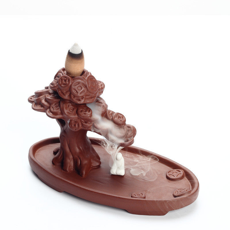 Handmade Zisha Backflow Incense Burner Wu Chenxiang Incense Incense Burner