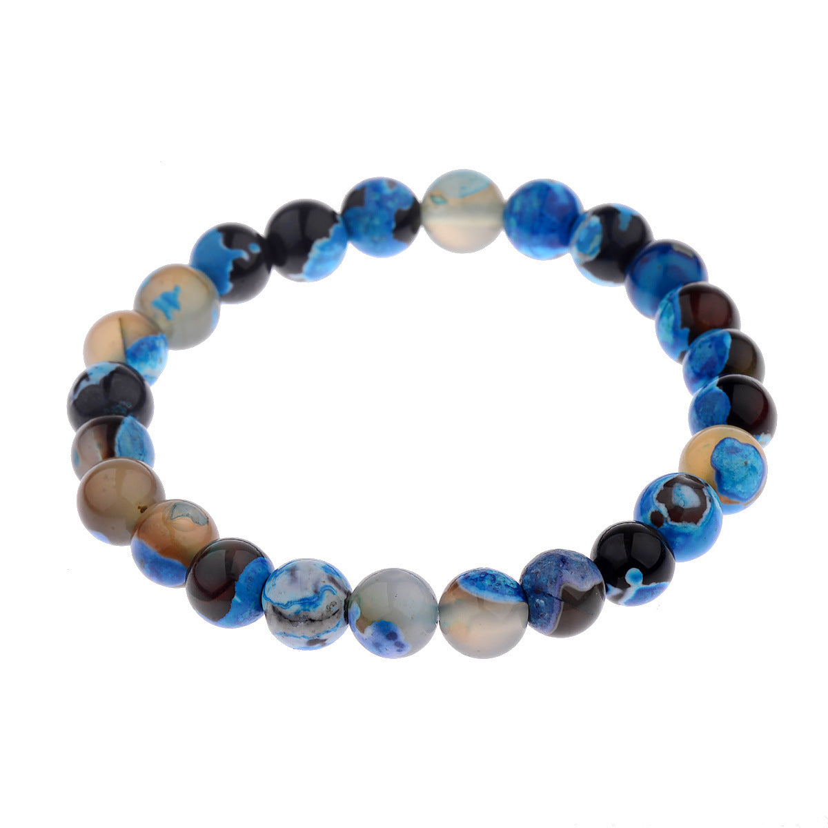 Fashion Natural Colored Stone Men's and Women's Bracelets