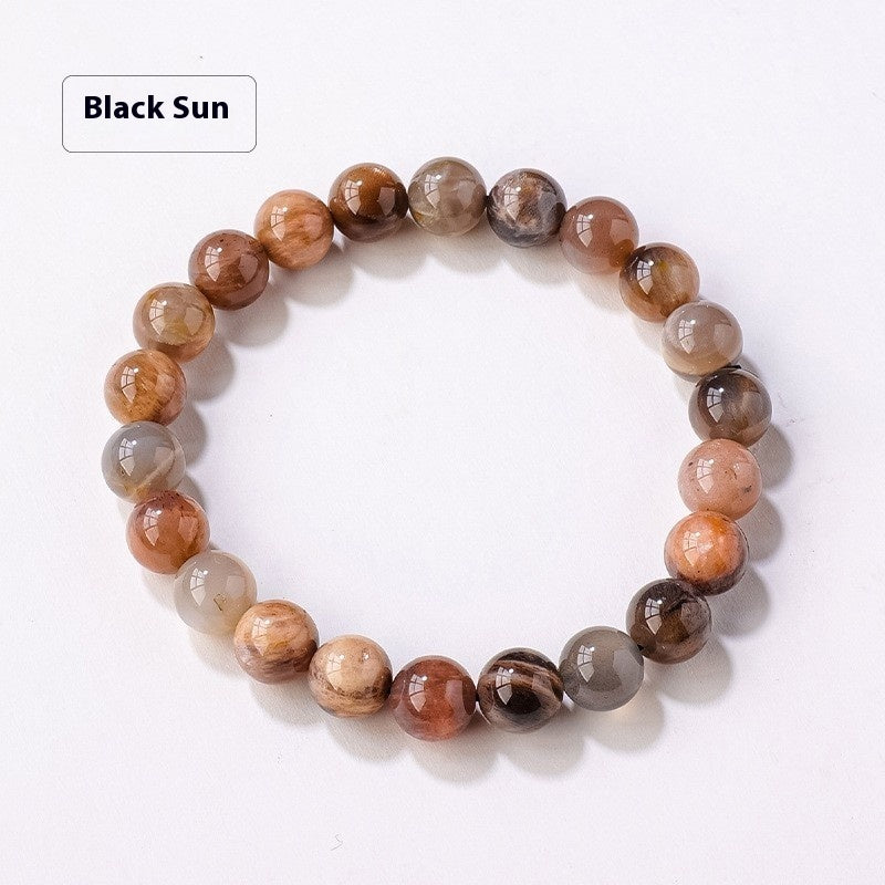 8mm Natural Crystal Stone Beads Bracelet