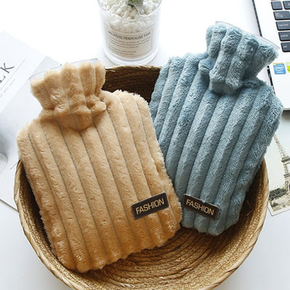 Plush water injection explosion-proof hot water bottle