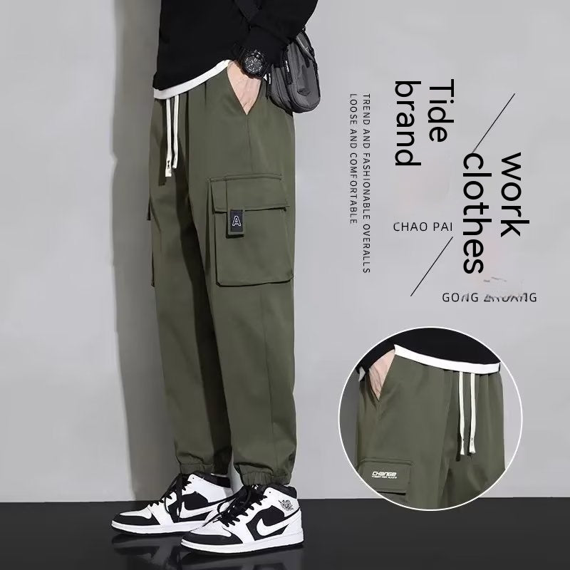 Pantalones casuales de ejercicio juvenil para hombre