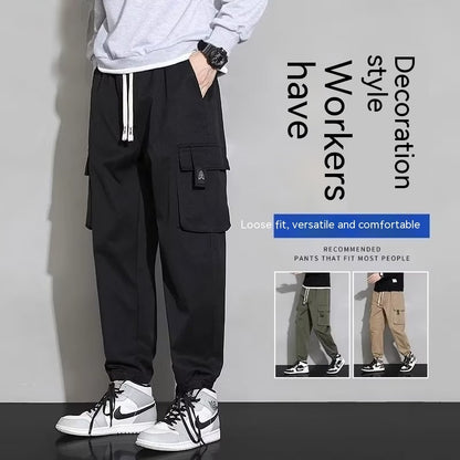 Pantalones casuales de ejercicio juvenil para hombre