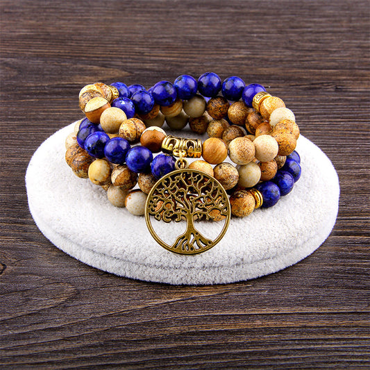 Yoga pendant bracelet