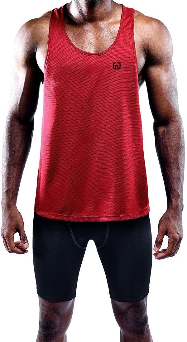 Summer New Men's Trendy Basketball Clothes Vest Casual Exercise Training Loose Sleeveless Bottoming Top