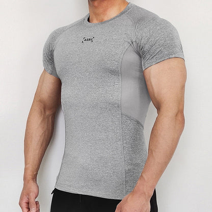 Round Neck Quick-drying Exercise Short Sleeves Tight Clothes