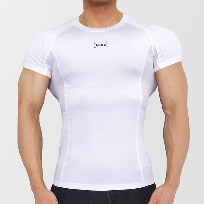 Round Neck Quick-drying Exercise Short Sleeves Tight Clothes