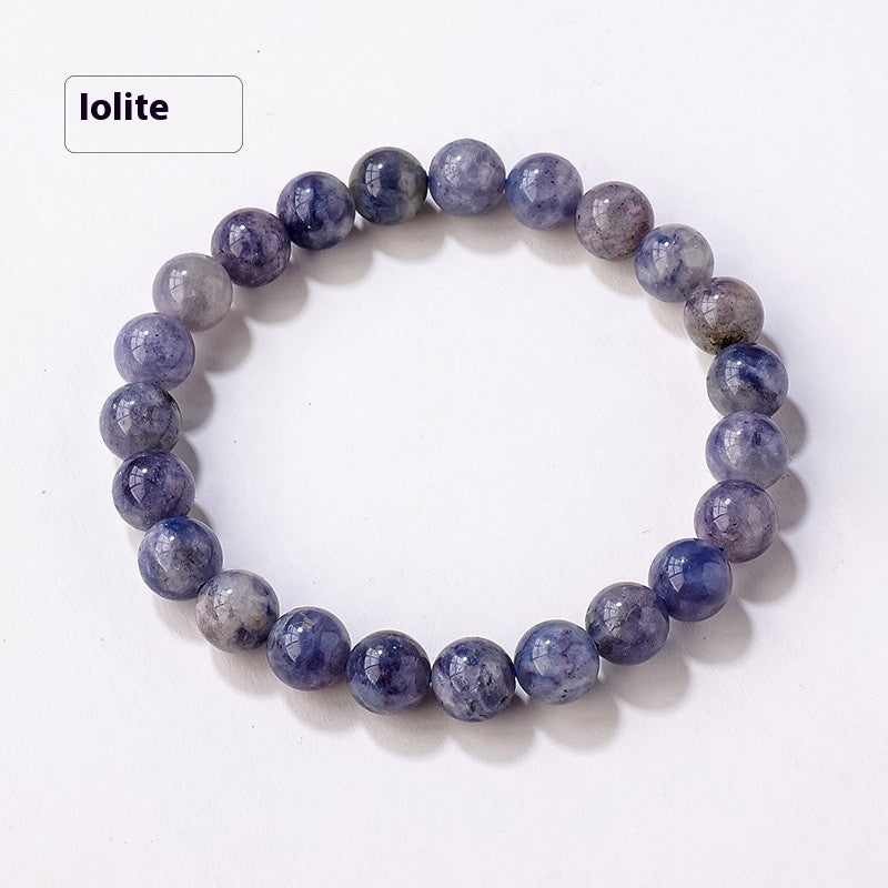 8mm Natural Crystal Stone Beads Bracelet