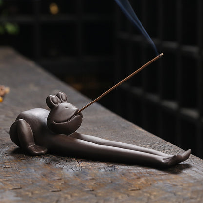 Creative Frog Rabbit Kangaroo Kitten Incense Burner Incense Holder Incense Burner