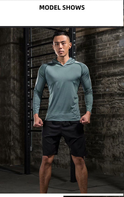 Men's body-hugging exercise clothes