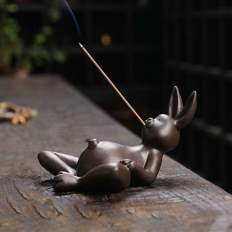 Creative Frog Rabbit Kangaroo Kitten Incense Burner Incense Holder Incense Burner