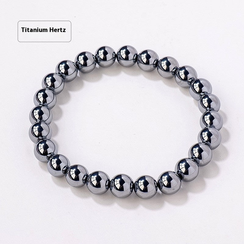 8mm Natural Crystal Stone Beads Bracelet