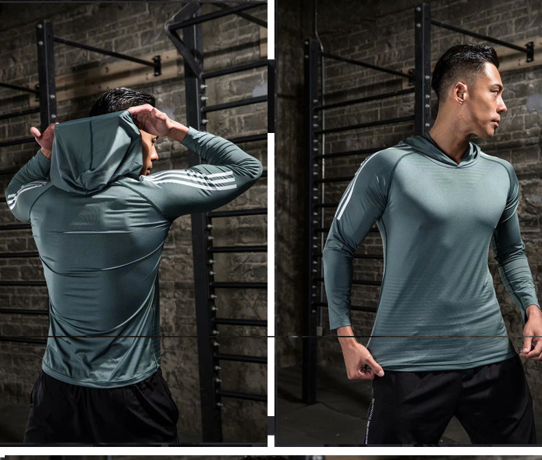 Men's body-hugging exercise clothes