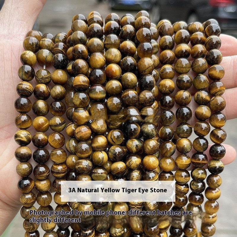 Tiger Eye Stone Loose Bead DIY Jewelry Accessories