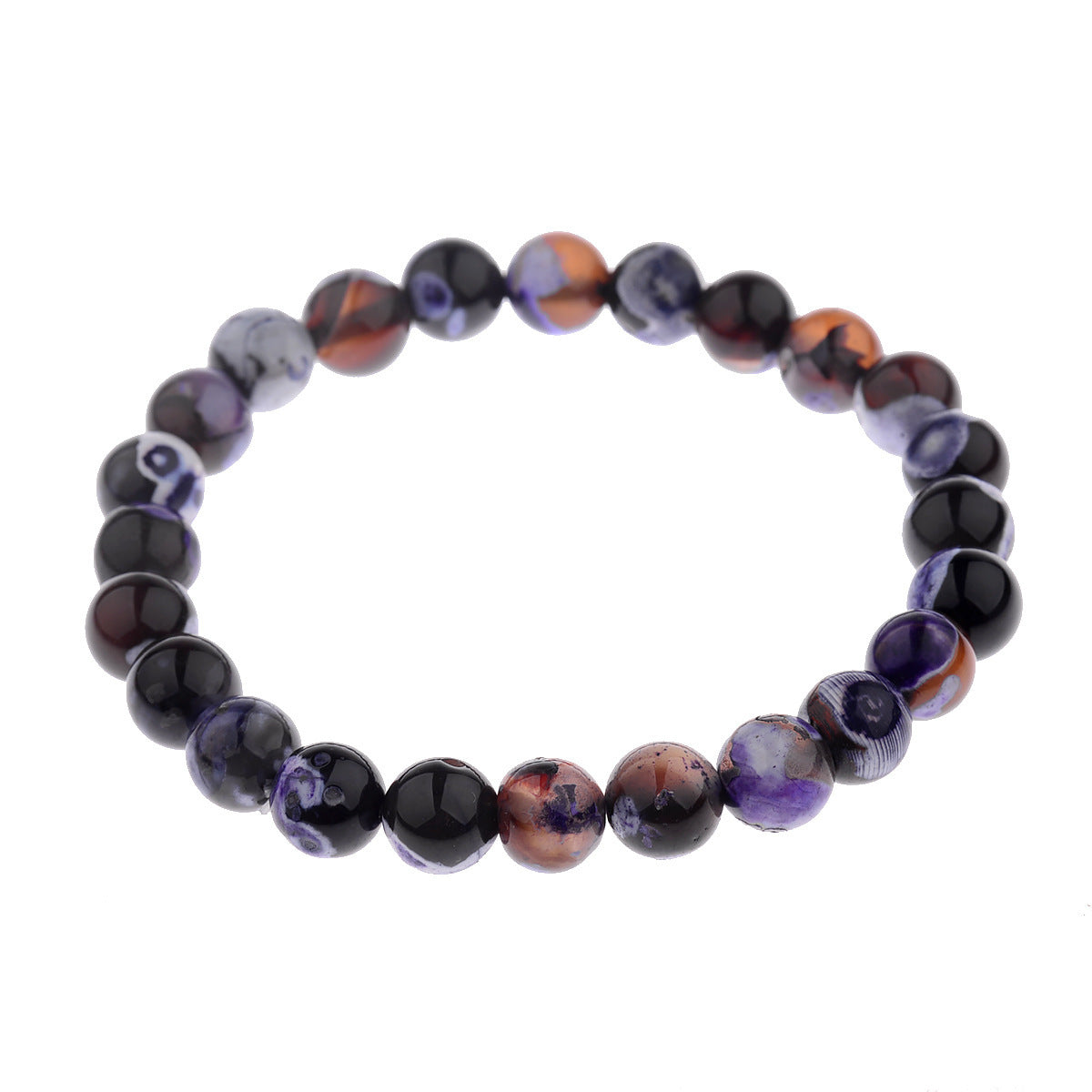 Fashion Natural Colored Stone Men's and Women's Bracelets