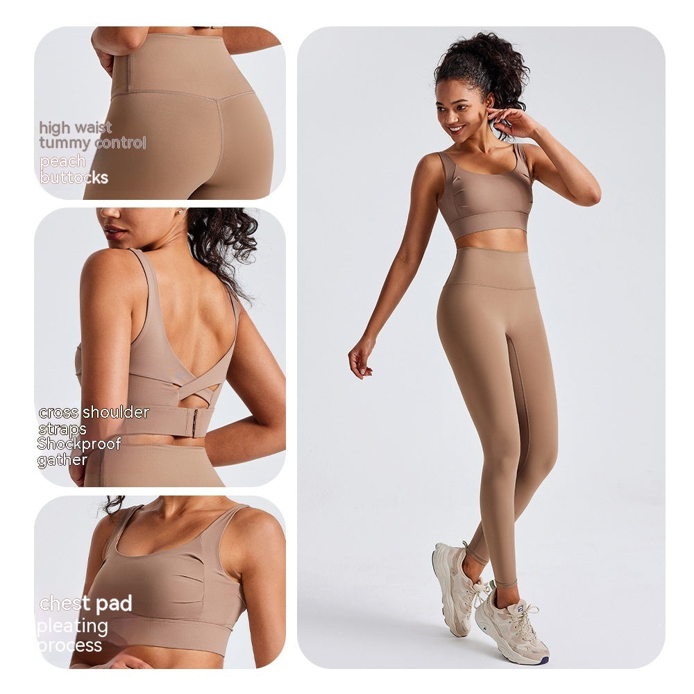 Ropa de Yoga traje Push Up Shaping entrenamiento ejercicio ropa interior transpirable Fondo femenino cintura alta elevación de cadera