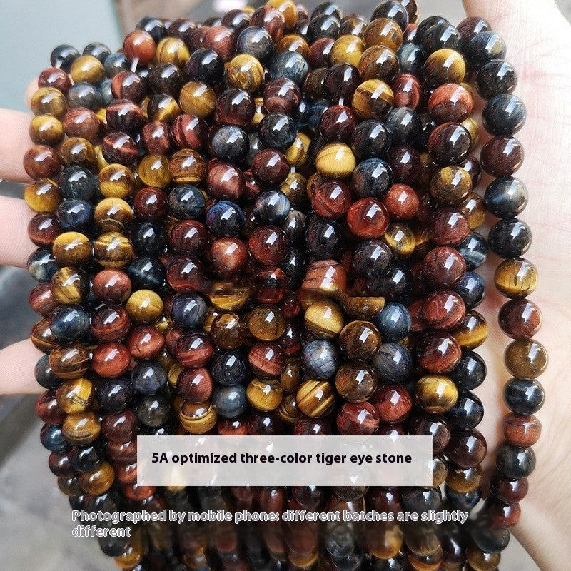 Tiger Eye Stone Loose Bead DIY Jewelry Accessories