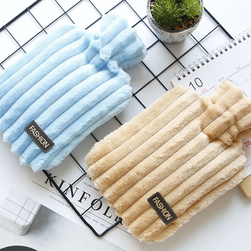 Plush water injection explosion-proof hot water bottle