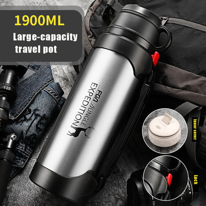 Car Portable Large Insulated Water Bottle