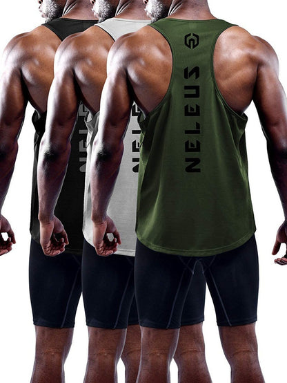 Summer New Men's Trendy Basketball Clothes Vest Casual Exercise Training Loose Sleeveless Bottoming Top