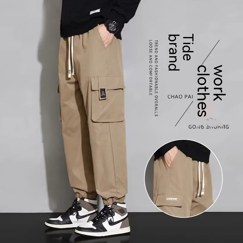 Pantalones casuales de ejercicio juvenil para hombre