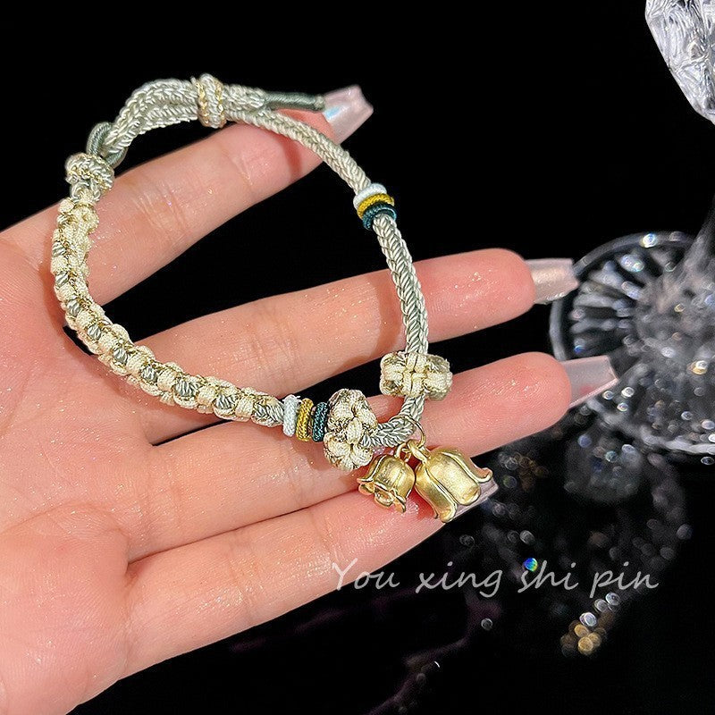 Double Circle Beaded Bracelet Niche Exquisite Bracelet