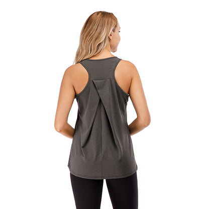 Exercise Yoga Clothes Blouse Running Quick-drying Loose Yoga Vest