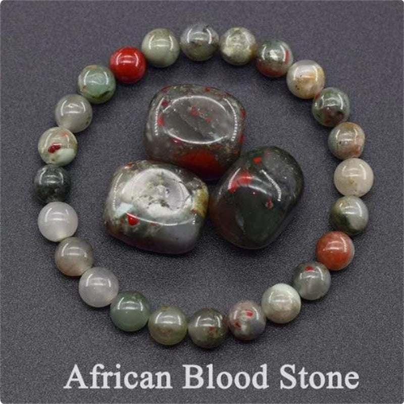 Natural Stone Elastic String Beaded Bracelet Jewelry Stone Tiger Eye Beaded Yoga Bracelets For Men Women