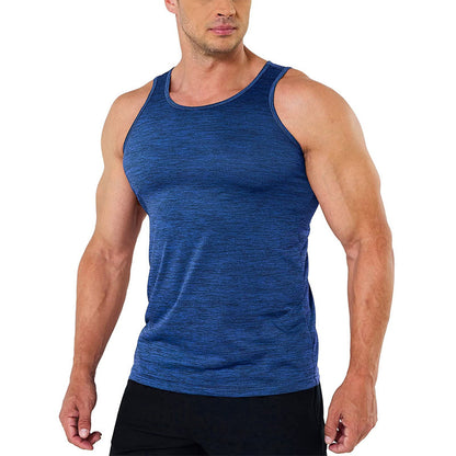 Fitness Sports Leisure Cationic Solid Color Quick-drying Vest