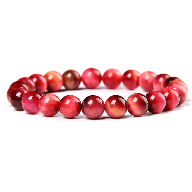 Natural Stone Color Scattered Beads 8mm Bead Bracelets