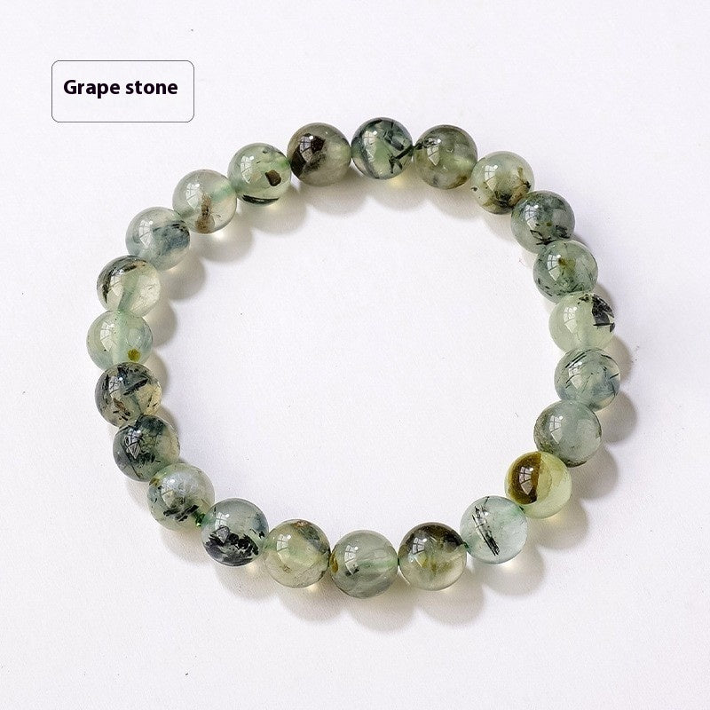 8mm Natural Crystal Stone Beads Bracelet