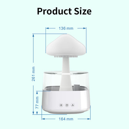 Rain Humidifier Mushroom Humidifier Rain Cloud Humidifier Water Drop Humidifier