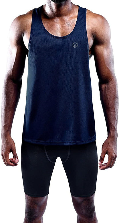 Summer New Men's Trendy Basketball Clothes Vest Casual Exercise Training Loose Sleeveless Bottoming Top