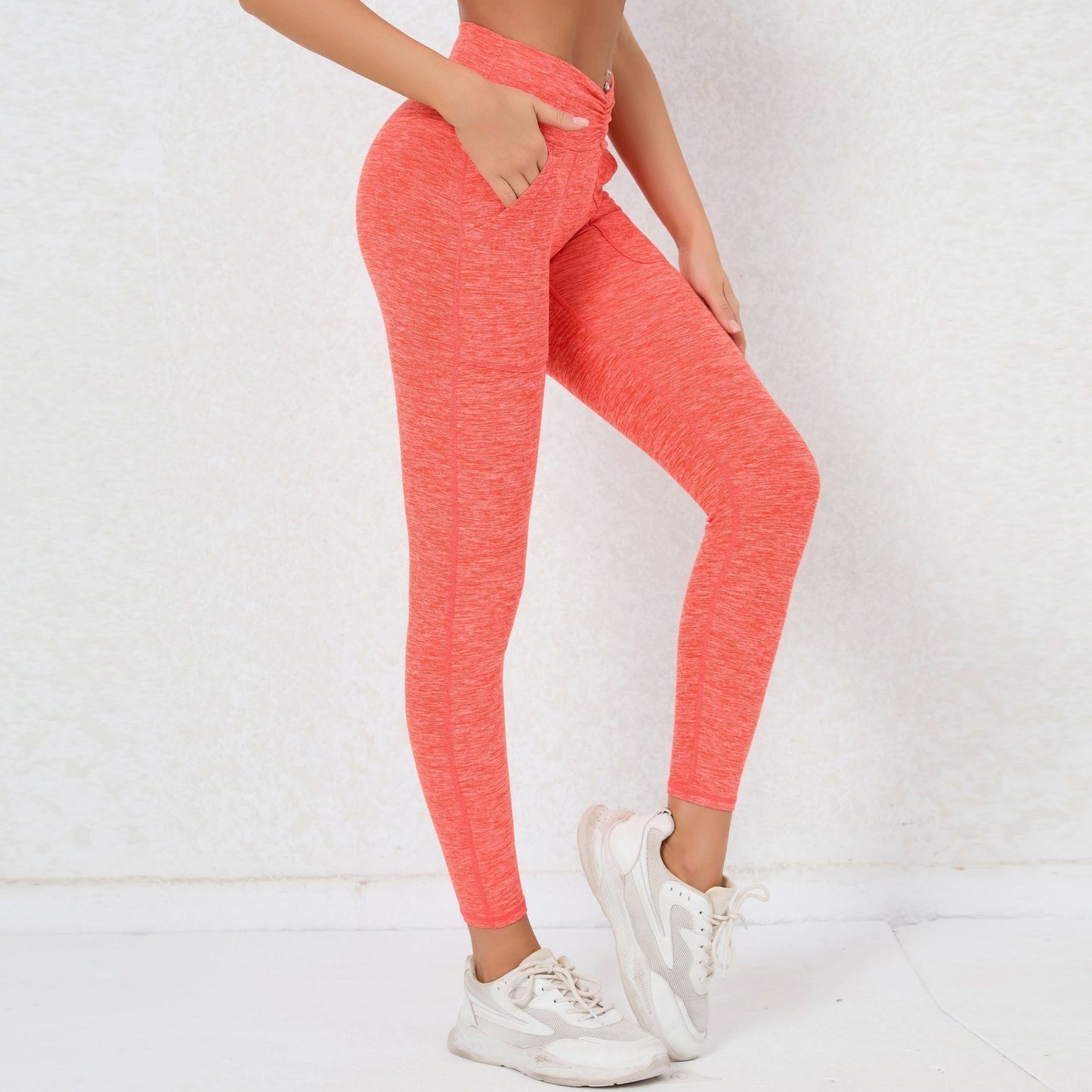 Pocket Quick-dry Hip Raise Skinny Yoga Pants