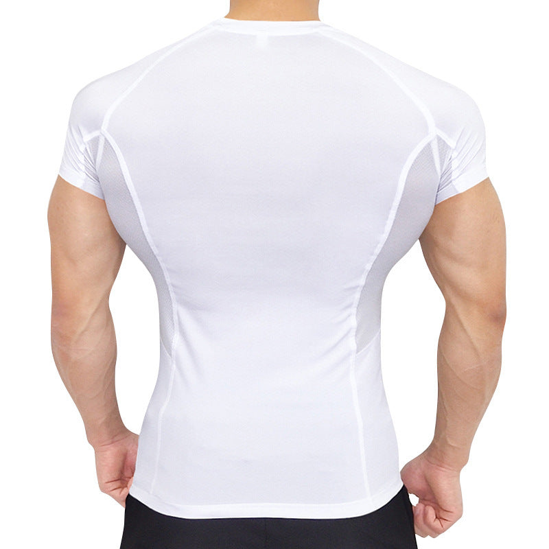 Round Neck Quick-drying Exercise Short Sleeves Tight Clothes