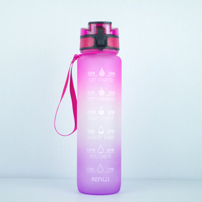 Transparent Flask Water Bottle 1000ml Bottled Kawaii Bottle Bpa Free Infuser Plastic Milk Sports Clear Water Bottle Kawaii Cup