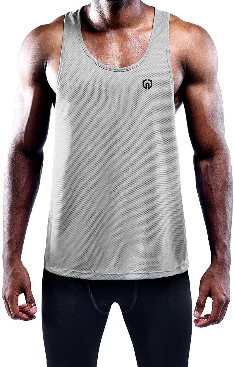 Summer New Men's Trendy Basketball Clothes Vest Casual Exercise Training Loose Sleeveless Bottoming Top