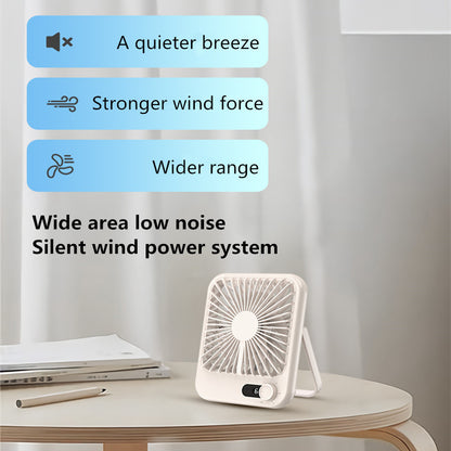 Portable Mini Hand Clip Fan USB Charging Quiet Desktop Electric Fan High Quality Student Dormitory Small Cooling Ventilador Fans