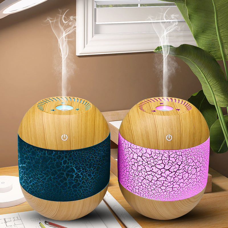 Large Capacity 700ML Water Tank Crack Gradient Humidifier Aroma Diffuser