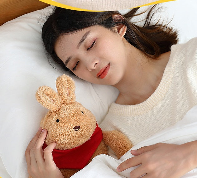 Fashionable Silicone Hot Water Bottle Filled With Cute Water